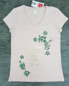 TISAIA Ladies T-Shirt (LIGHT PINK) (38 to 40)