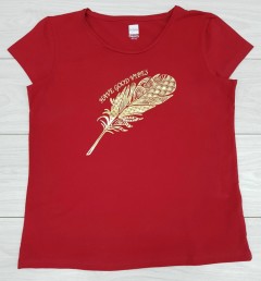 Ladies T-Shirt (RED) (50 to 52)