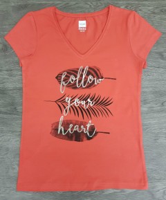 Ladies T-Shirt (DARK ORANGE) (38 to 40)