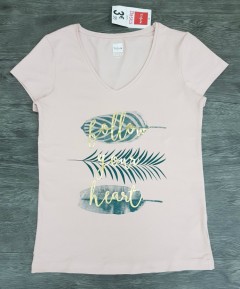Ladies T-Shirt (LIGHT PINK) (38 to 40)