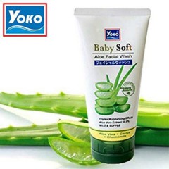 YOKO Baby Soft Aloe Facial Wash 150ml (MOS)
