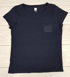 Ladies T-Shirt (NAVY) (46 to 48)