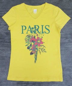 TISAIA Ladies T-Shirt (YELLOW) (38 to 48)
