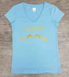 Ladies T-Shirt (BLUE) (34 to 36)