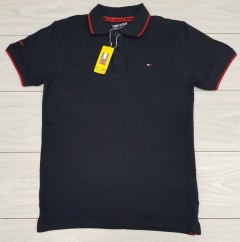 TOMMY HILFIGER Mens Polo Shirt (NAVY) (M - L - XL)