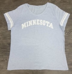 Ladies T-Shirt (BLUE) (M - L - XL)