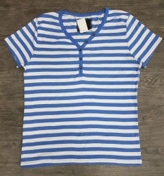 HM Ladies T-Shirt (BLUE) (XL)