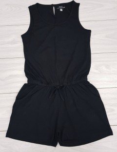 BASIC Ladies Short Jumpsuit (BLACK) (S - M - L)