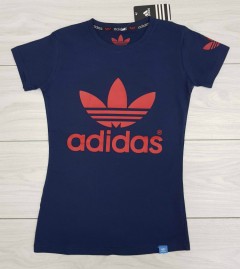 ADIDAS Ladies T-Shirt (NAVY) (S - M - L - XL)