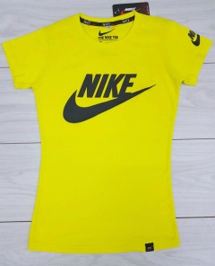 NIKE Ladies T-Shirt (YELLOW) (S - M - L - XL)