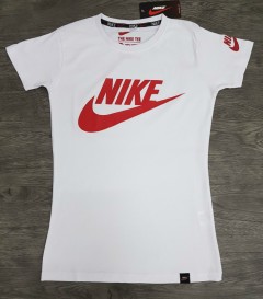 NIKE Ladies T-Shirt (WHITE) (S - M - L - XL)