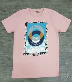 MIX ZONE Mens T-Shirt (PINK) (XXS - XS - S - M - L - XL - XXL)