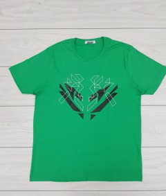 THREEGUN Mens T-Shirt (GREEN) (XXS - XS - S - M - L - XL - XXL)