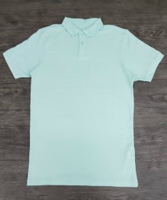 PRIMARK Mens Polo T-Shirt (LIGHT BLUE) (XXS - XS - S - M - L - XL - XXL)