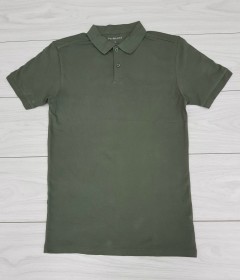 PRIMARK Mens Polo Shirt (GREEN) (XXS - XS - S - M - L - XL - XXL)