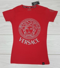 VERSACE Ladies T-Shirt (RED) (S - M - L - XL)