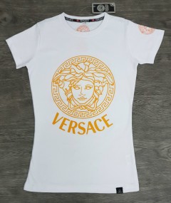 VERSACE Ladies T-Shirt (WHITE) (S - M - L - XL)