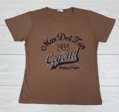 MIX BRAND Mens T-Shirt (BROWN) (XXS - XS - S - M - L - XL - XXL)