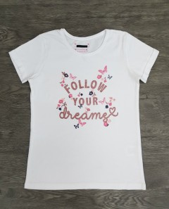 Girls T-Shirt (WHITE) (9 to 11 Years) 