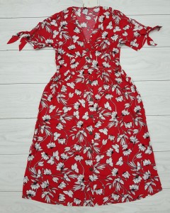 PIAZAITALIA Ladies Dress (RED) (S - M - L - XL)