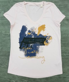 HM Ladies T-Shirt (LIGHT PINK) (XS - M)