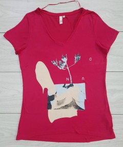 HM Ladies T-Shirt (PINK) (XS)