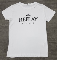 REPLAY Ladies T-Shirt (WHITE) (S)