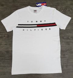 TOMMY HILFIGER Mens T-Shirt (WHITE) (S - M - L - XL)