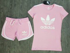 ADIDAS Ladies Shorty Set (LIGHT PINK) (S - M - L - XL)