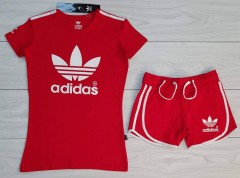 ADIDAS Ladies Shorty Set (RED) (S - M - L - XL)