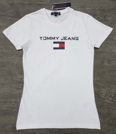 TOMMY HILFIGER Ladies T-Shirt (WHITE) (S - M - L - XL)