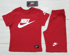 NIKE Boys 2 Pcs T-Shirt + Short Sport Set (RED) (1 to 10 Years)