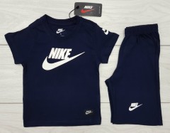 NIKE Boys 2 Pcs T-Shirt + Short Sport Set (NAVY) (1 to 10 Years)