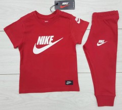 NIKE Boys 2 Pcs T-Shirt + Pants Sport Set (RED) (1 to 10 Years)