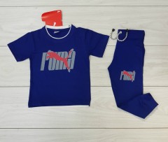 PUMA  Boys 2 Pcs T-Shirt + Pants Sport Set (DARK BLUE) (2 to 10 Years) 