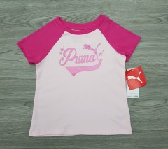 PUMA Girls T-Shirt (PINK) (4 Years)