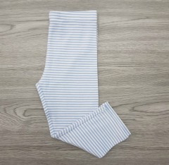 Girls Pants (LIGHT BLUE - WHITE) (9 Months to 6 Years)