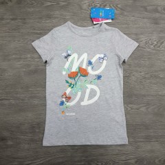 FUTURINO Girls T-Shirt (GRAY) (8 to 14 Years)