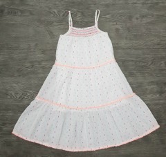 GENERIC Girls Dress (WHITE) ( 4 to 9 Years )