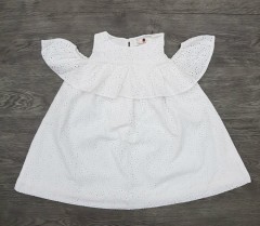 MACAR NS Girls Dress (WHITE) (3 to 12 Years)