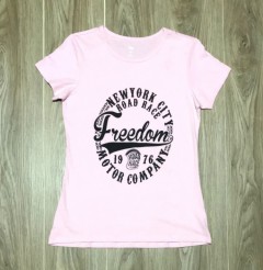 DIP Ladies T-Shirt (PINK) (XS -S -  M - L - XL - XXL - 3XL)