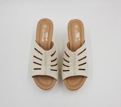 CLOWSE Ladies Sandals Shoes (BEIGE) (36 to 41)