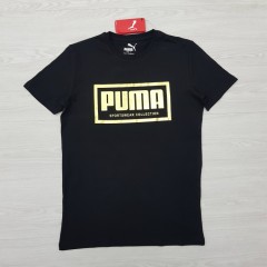 PUMA  Mens T-Shirt (BLACK) (S - M - L - XL)