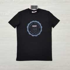 TOMMY HILFIGER Mens T-Shirt (BLACK) (S - M - L - XL)