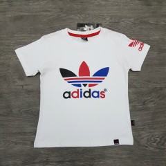 ADIDAS Boys T-Shirt (WHITE) (2 to 12 Years)