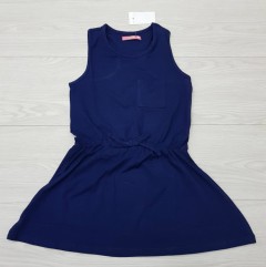 MARISA Girls Dress (NAVY) (4 to 12 Years)