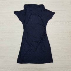 BLUE MOTION Ladies Dress (NAVY) ( S - M - L )