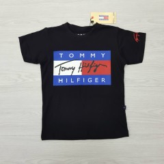 TOMMY HILFIGER Boys T-Shirt (BLACK) (2 to 16 Years)