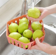 Fruit And Vegetable Basket (DARK PINK)(Long)