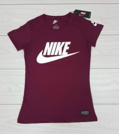 NIKE Ladies T-Shirt (MAROON) (S - M - L - XL)